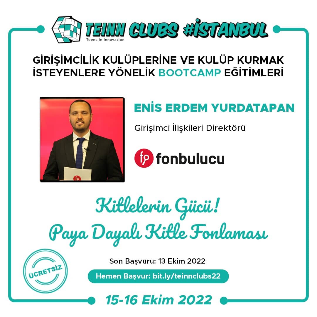 Enis Erdem Yurdatapan | TEINN Clubs Bootcamp #İstanbul Eğitmenleri
