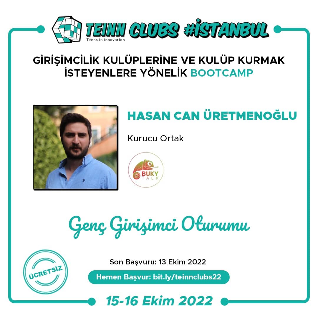 Hasan Can Üretmenoğlu | TEINN Clubs Bootcamp #İstanbul Eğitmenleri